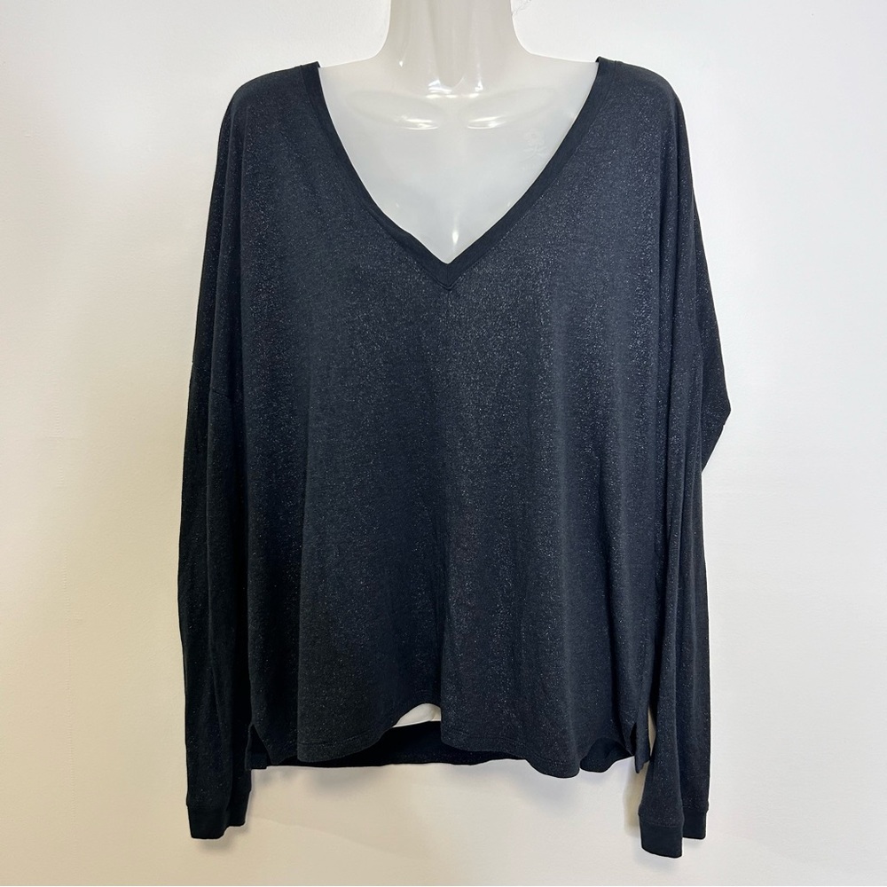 ◾️Nile Sparkle Long Sleeve Loose Fit Pullover Top